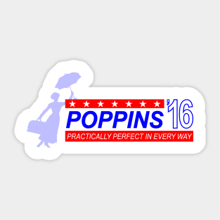 Poppins Campaign Sticker